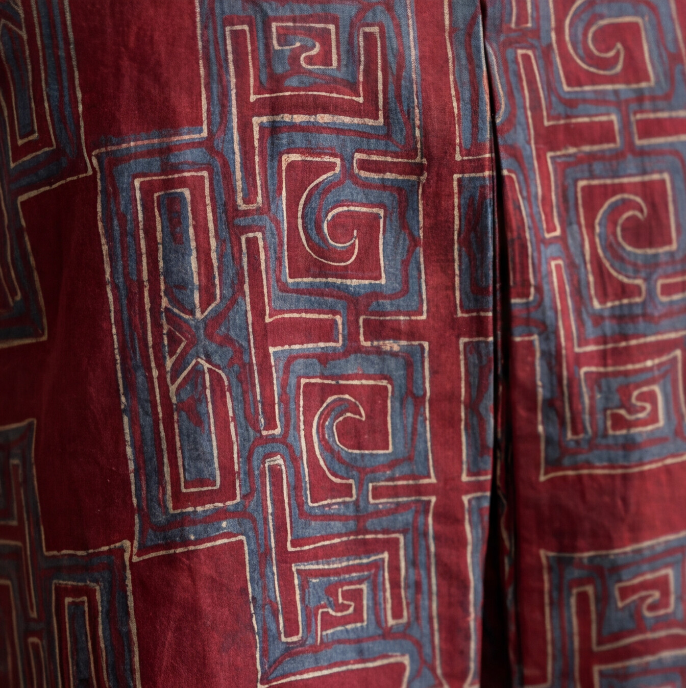 Women's Maroon Printed Sleeveless Cotton Top