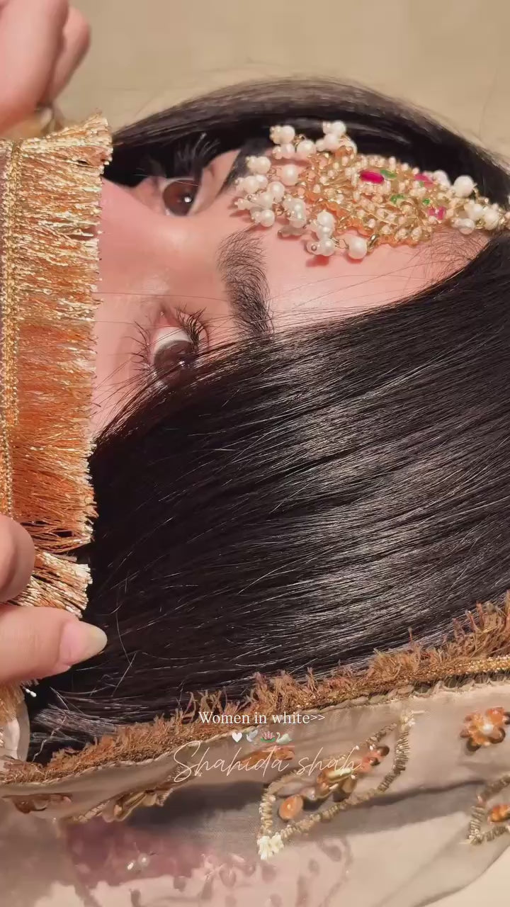 Ivory Embroidered Farshi Shalwar Suit